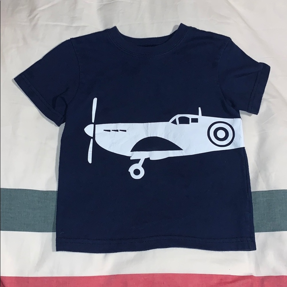 Airplane Graphic Print Tee